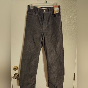 Nwt Levis  Super High Rise Rib Cage straight ankle